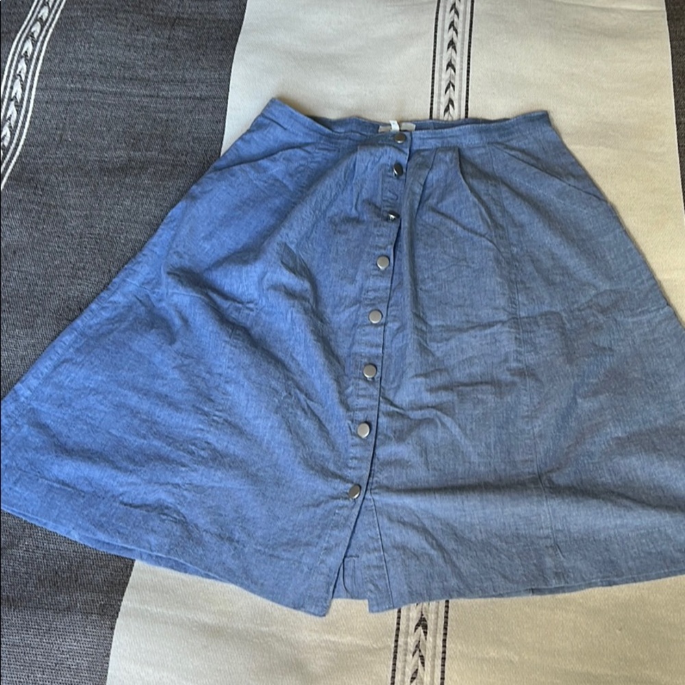 Joie light denim skirt
